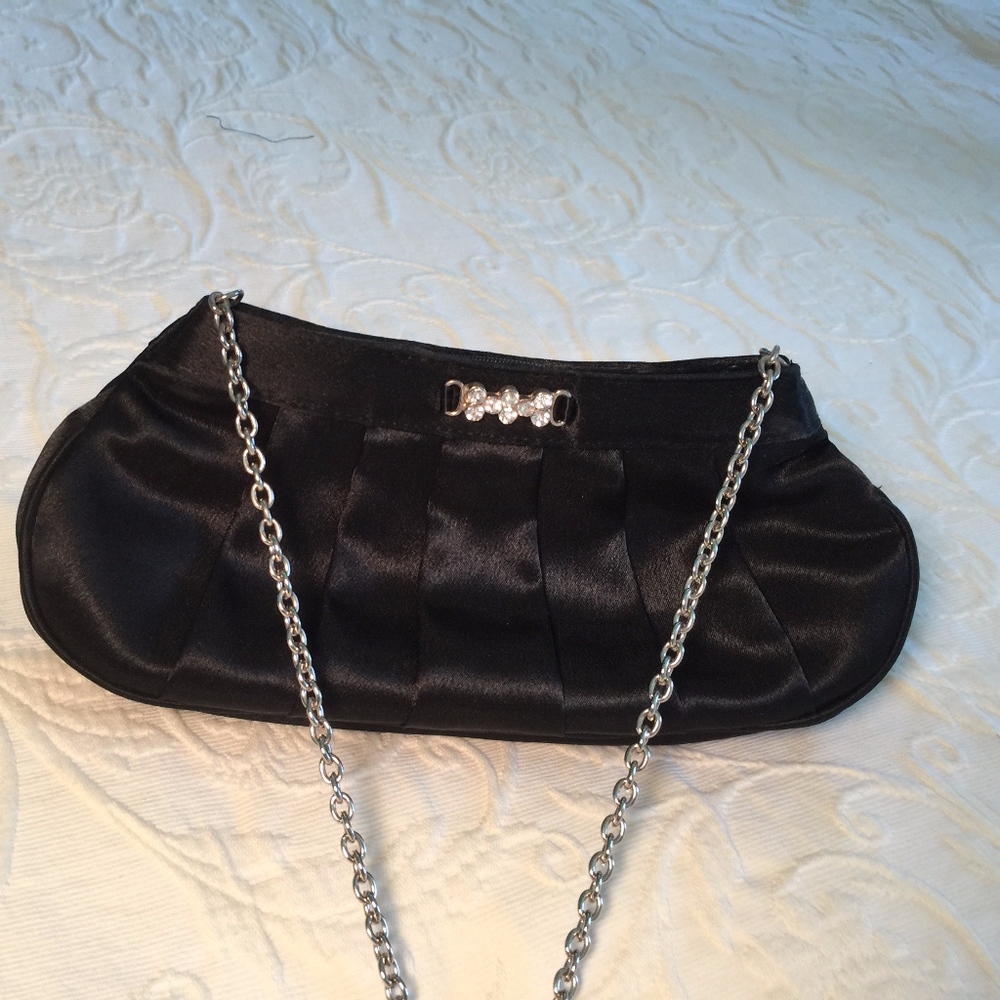 Small satin handbag